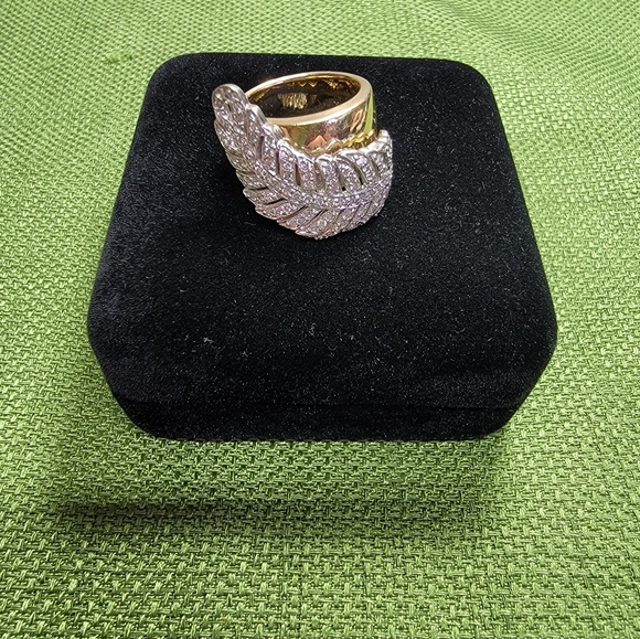 Sonia B Feather/Leaf Ring - Picture 3 of 10